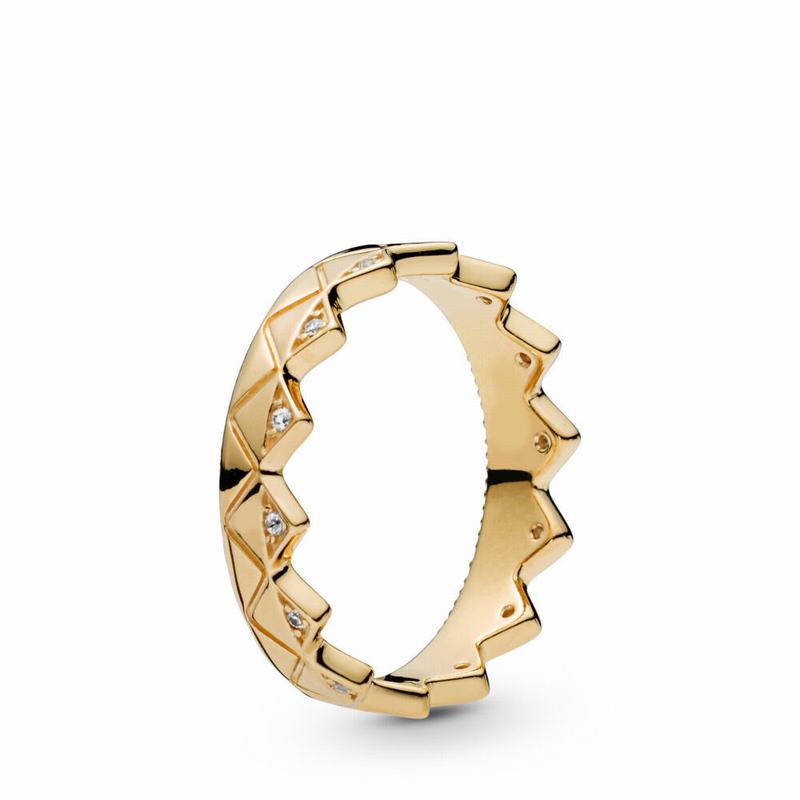 Pandora Shine™ Exotic Crown Stackable Ring Gold Egypt CL6018724